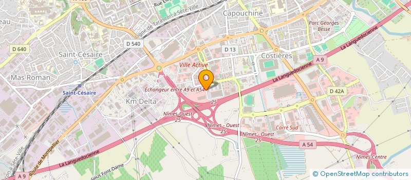 localisation de l'entreprise SARL AE PRESTATION  NIMES