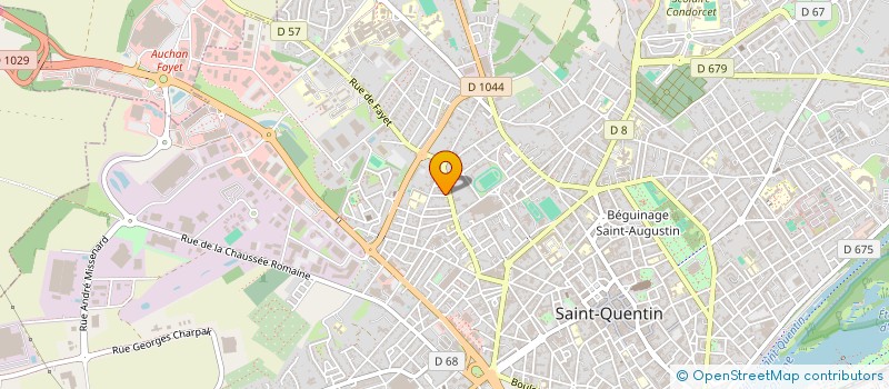 localisation de l'entreprise SARL AEB BATIMENT à SAINT-QUENTIN