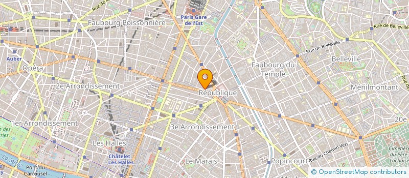 localisation de l'entreprise SARL AEH à PARIS