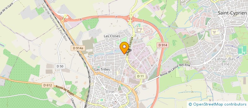 localisation de l'entreprise SARL AEPS 66  ELNE