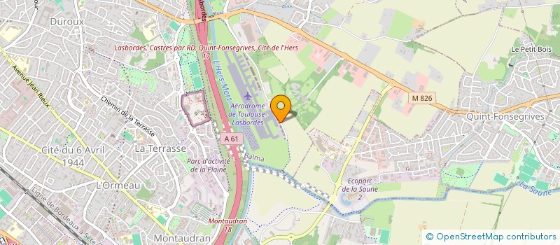localisation de l'entreprise SARL AERAUDIT à BALMA