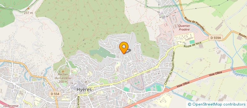 localisation de l'entreprise SARL AF IMMOBILIER à HYERES