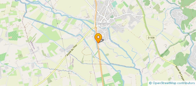 localisation de l'entreprise SARL AFFO  VELLERON