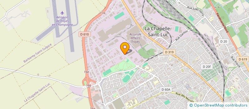 localisation de l'entreprise SARL AFFUTAGE CHAMPENOIS à LA CHAPELLE-SAINT-LUC