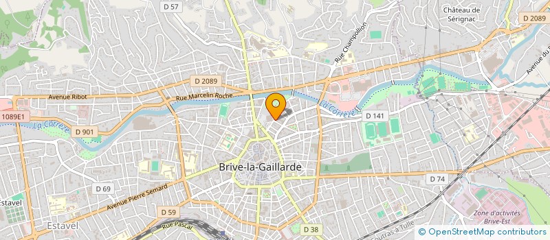 localisation de l'entreprise SARL AFID à BRIVE-LA-GAILLARDE