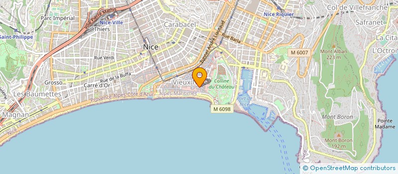 localisation de l'entreprise SARL AFIDASS PRESSE à NICE