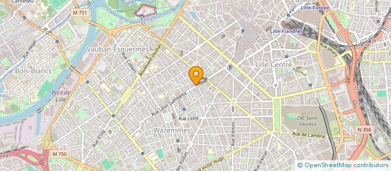 localisation de l'entreprise SARL AFINORD à LILLE