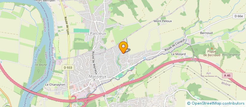 localisation de l'entreprise SARL AFONSO ET ASSOCIES  MASSIEUX