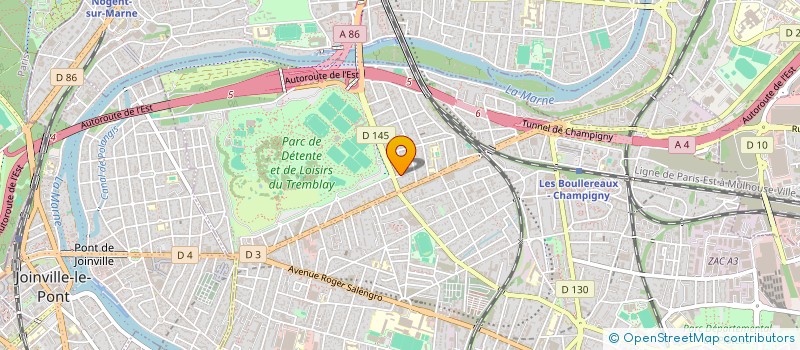 localisation de l'entreprise SARL AFONSO FRERES à CHAMPIGNY-SUR-MARNE