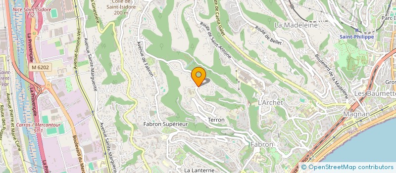 localisation de l'entreprise SARL AFP BATIMENT à NICE