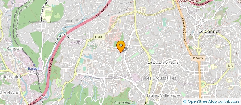 localisation de l'entreprise SARL AFR à LE CANNET