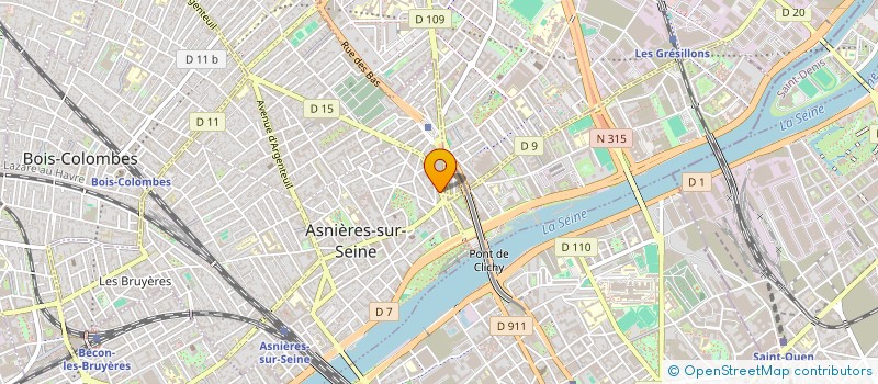localisation de l'entreprise SARL AFROFOOD à ASNIERES-SUR-SEINE