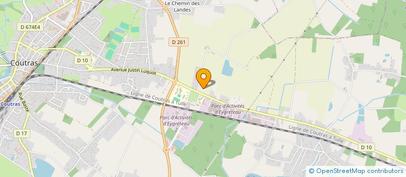 localisation de l'entreprise SARL AG 33  COUTRAS