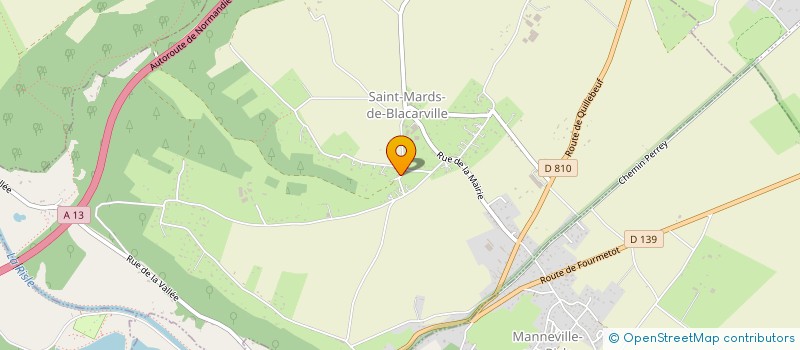 localisation de l'entreprise SARL AG TEC  SAINT-MARDS-DE-BLACARVILLE