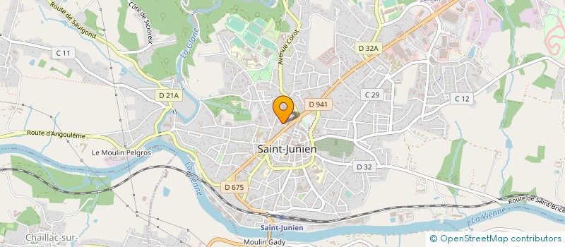 localisation de l'entreprise SARL AGACS  SAINT-JUNIEN