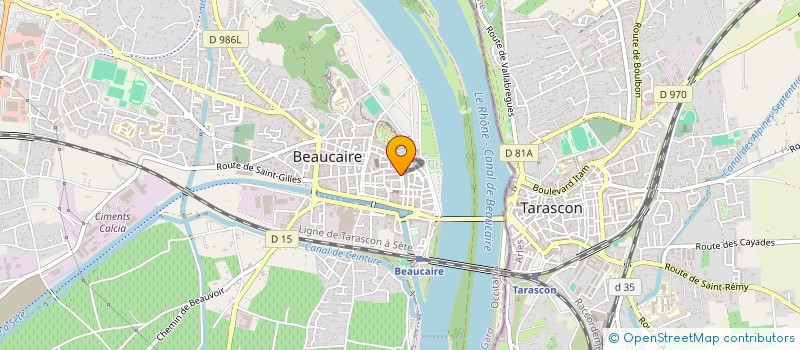 localisation de l'entreprise SARL AGE à BEAUCAIRE