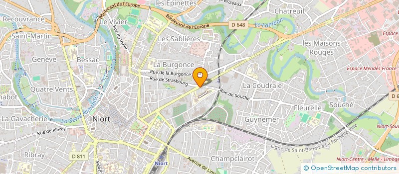 localisation de l'entreprise SARL AGENA IMMOBILIER à NIORT