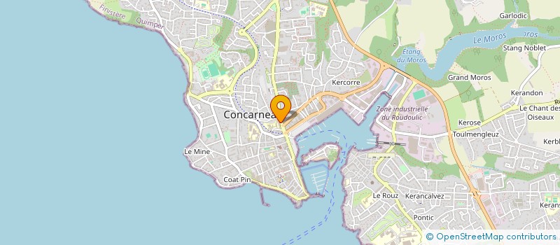 localisation de l'entreprise SARL AGENCE CELTIC à CONCARNEAU