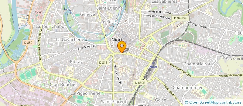 localisation de l'entreprise SARL AGENCE COMMERCIALE DU POITOU à NIORT