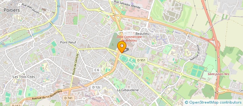 localisation de l'entreprise SARL AGENCE CONSEIL EN MANAGEMENT IMMOBI à POITIERS