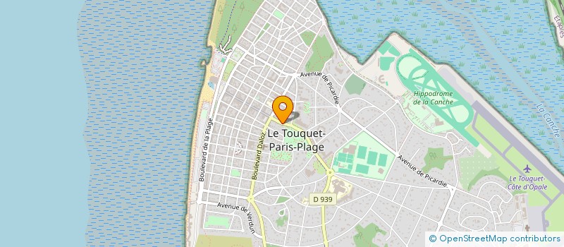 localisation de l'entreprise SARL AGENCE COTE D OPALE à LE TOUQUET-PARIS-PLAGE