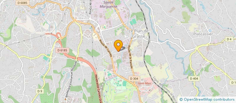 localisation de l'entreprise SARL AGENCE CREATION PLAFOND  GRASSE