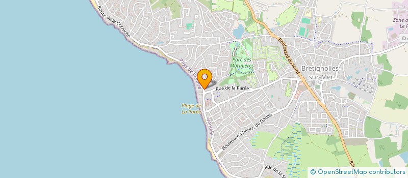 localisation de l'entreprise SARL AGENCE DES DUNES à BRETIGNOLLES-SUR-MER