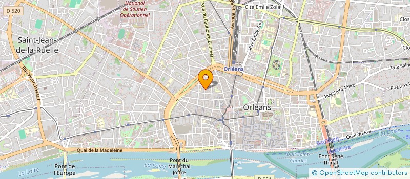 localisation de l'entreprise SARL AGENCE DLP à ORLEANS