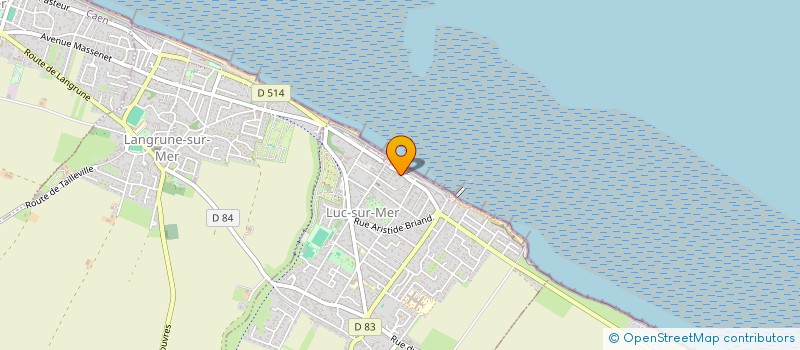 localisation de l'entreprise SARL AGENCE DU GOLF  LUC-SUR-MER