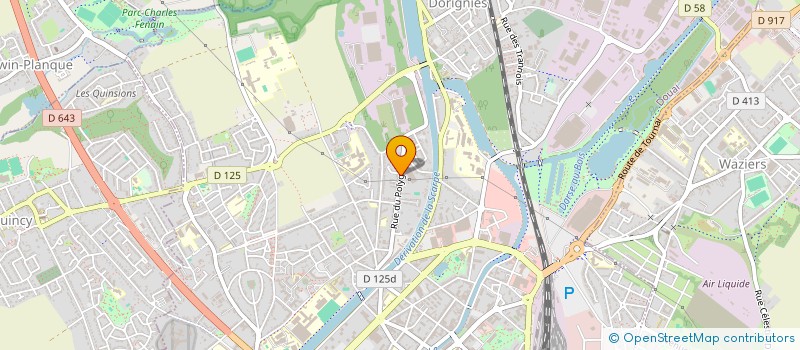 localisation de l'entreprise SARL AGENCE DU QUAI à DOUAI