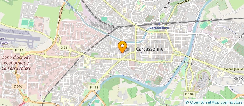 localisation de l'entreprise SARL AGENCE GENERALE REPRESENTATION  CARCASSONNE