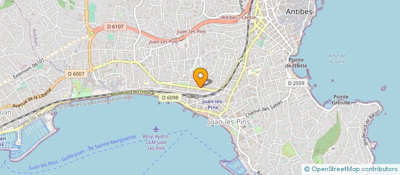 localisation de l'entreprise SARL AGENCE JP à ANTIBES