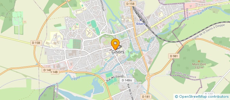 localisation de l'entreprise SARL AGENCE LA CHAUMIERE à GISORS