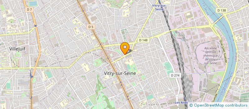 localisation de l'entreprise SARL AGENCE MANGON à VITRY-SUR-SEINE