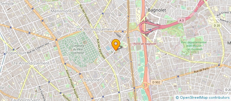 localisation de l'entreprise SARL AGENCE NOUVELLE COMMUNICATION ANC  PARIS