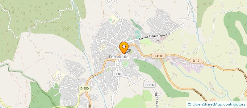 localisation de l'entreprise SARL AGENCE RECTILIGNE à FORCALQUIER