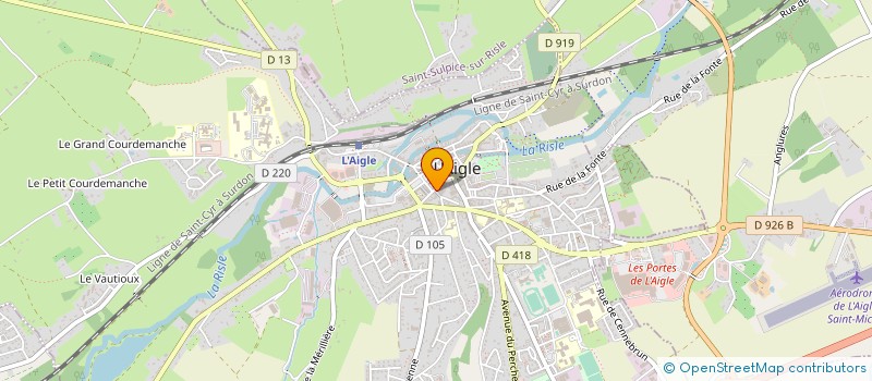 localisation de l'entreprise SARL AGENCE SERVICES IMMOBILIER à L'AIGLE