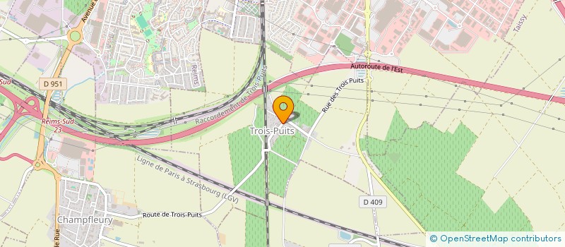 localisation de l'entreprise SARL AGENCE TECHNIQUE SECURITE à MONTBRE