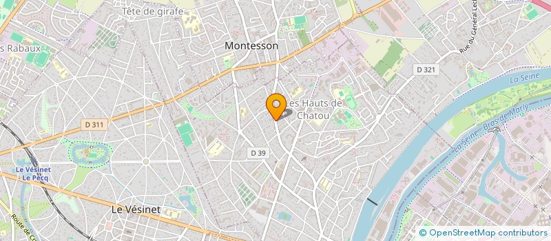 localisation de l'entreprise SARL AGENCE YMD  CHATOU