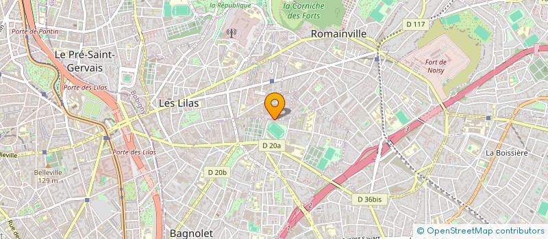 localisation de l'entreprise SARL AGENCEMENT BATIMENT PLOMBERIE à BAGNOLET