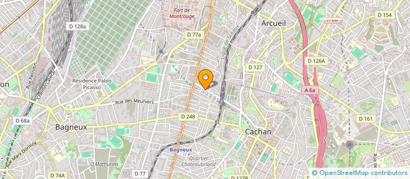 localisation de l'entreprise SARL AGENCEMENT ET RENOVATION BOTROS à CACHAN