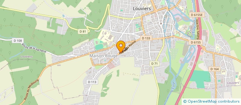 localisation de l'entreprise SARL AGENCEMENT TOUS INTERIEURS à LOUVIERS