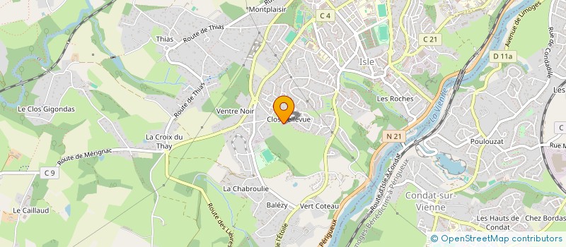 localisation de l'entreprise SARL AGEPHAR à ISLE