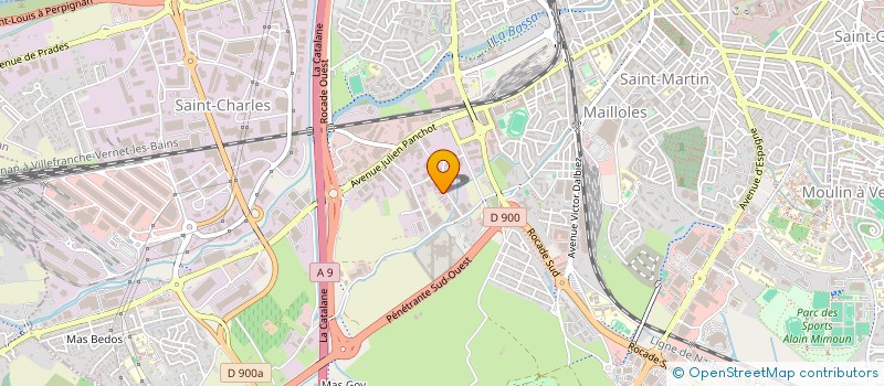 localisation de l'entreprise SARL AGEQPRO à PERPIGNAN