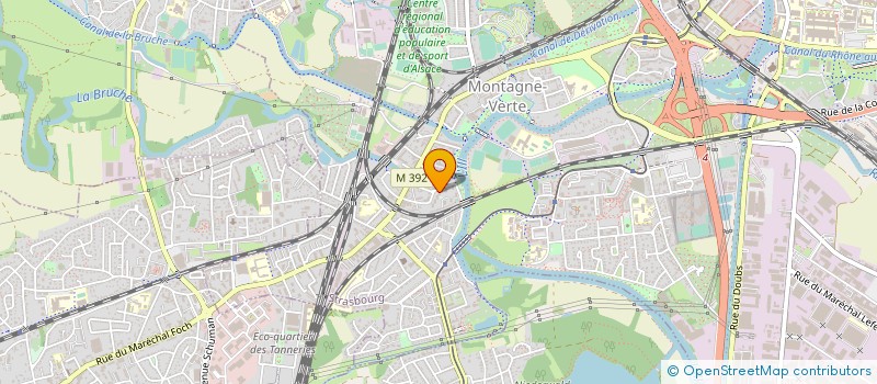 localisation de l'entreprise SARL AGH à STRASBOURG
