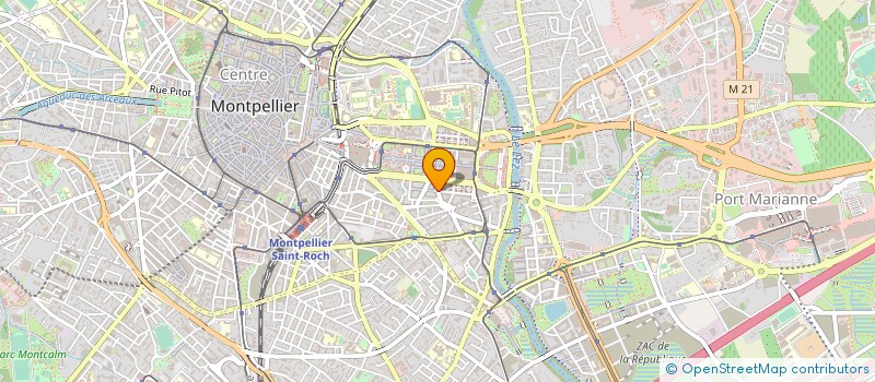 localisation de l'entreprise SARL AGIM TRANSACTION GESTION à MONTPELLIER
