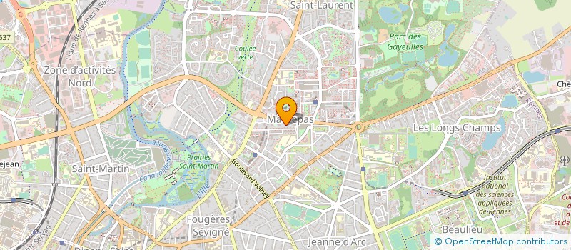 localisation de l'entreprise SARL AGIR à RENNES