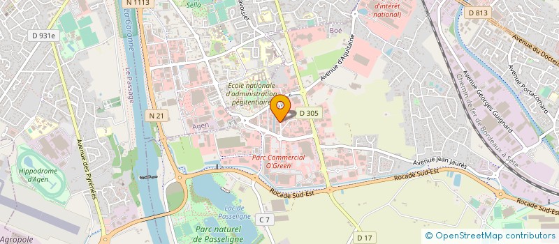 localisation de l'entreprise SARL AGISOLE à BOE