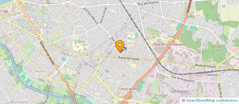 localisation de l'entreprise SARL AGN-INFO  SAINT-SEBASTIEN-SUR-LOIRE