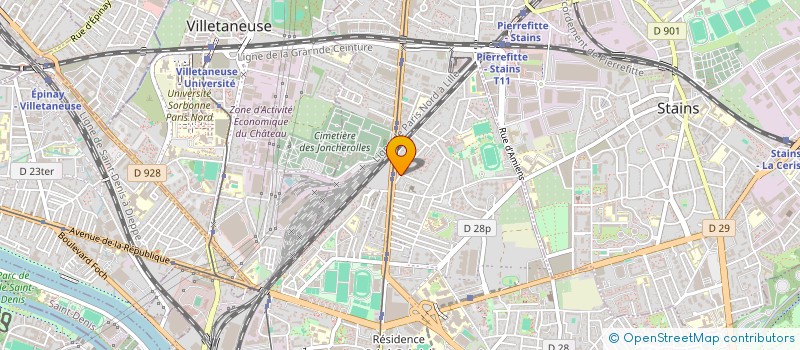 localisation de l'entreprise SARL AGNAOU à PIERREFITTE-SUR-SEINE